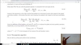 Finite element tutorial 6.2: Assembling the left hand side matrix