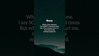 Best English motivational quotes | Sorry | #lofinain #mrnain #quotes #sorry