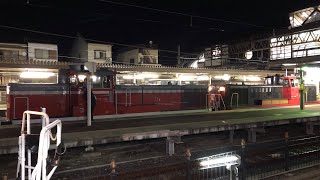 【嵯峨野トロッコ列車公式】珍しい嵯峨嵐山駅構内での機関車交換（DE10-1156→1104）