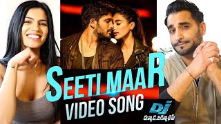 SEETI MAAR FULL VIDEO SONG REACTION! | DJ Video Songs | Allu Arjun | Pooja Hegde | DSP
