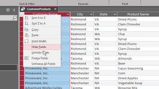 Microsoft Access: Troubleshooting a query that selects fewer fields than expected