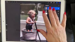 Painting: correcting your drawing mistakes using procreate
