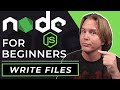 Reading and Writing Files with Node.js | Node JS Beginners Tutorial
