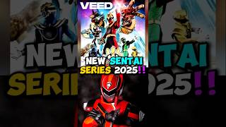 New Sentai Series 2025 #supersentaiseries #powerrangers #redranger #shorts #gozyuger #powerrangerspd