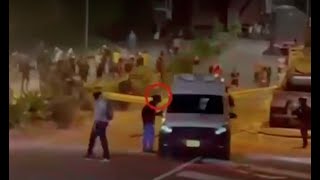 Policía denuncia ataque a una ambulancia atrapada en la vía Panamericana