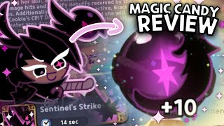 NEW DRAGON SLAYER! Black Raisin Cookie Magic Candy Review! | Cookie Run Kingdom