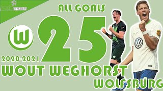 Wout Weghorst  All 25 Goals For Wolfsburg I 2020-2021