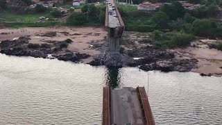 Caminhoneiro do Piauí está desaparecido após desabamento de ponte que liga Tocantins e Maranhão