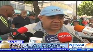 Oficialistas que marcharon esta tarde “después van a votar por nosotros”: ‘Chúo’ Torrealba