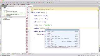 The Complete LibGDX Game Course Using Java : Variables