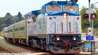 Amtrak 509, 90225 \u0026 Spectacular Comet Cars!