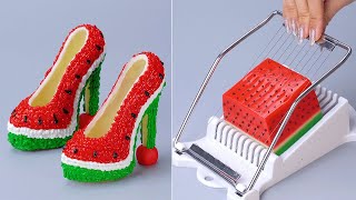 Best Satisfying Watermelon Hacks Dessert Ideas | So Yummy Cake Decorating For Everyone