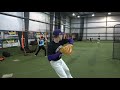 anthony amoroso junior form suny new paltz pitching winter bullpen session