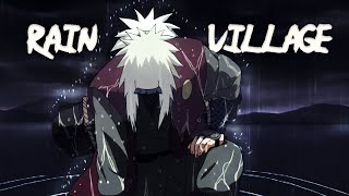 Village Hidden by Rain | Ambience from Jiraiya Special For Your Ears [ASMR]