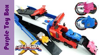 미니특공대X 특공X캐리어 Mini Force X Special Force X Car Carrier Toys