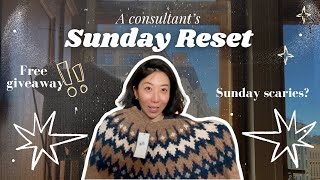 Sunday reset vlog: apartment cleaning, unboxing + free giveaway, how to fight the Sunday scaries