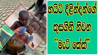 හයිටි දිළින්දන්ගේ කුසගිනි නිවන ''මැටි කේක්\