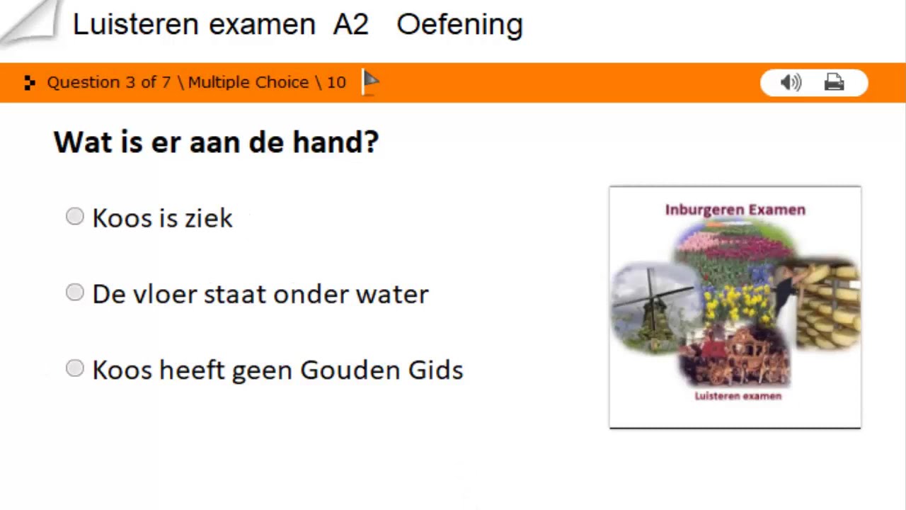 Oefening Luisteren Examen Niveau A2 - YouTube