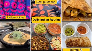 Aaj Dinner me Burrito banaya aur uske saath  me Guacamole aur salsa banaya | India ki meri shopping