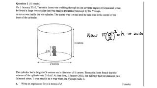 2014 VCAA MMCAS34 Exam 2 ER Q1 to 2