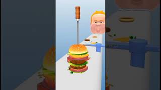 XXL sandwich 🍔🍔|| Make Extra large Hamburger cheese Burger part 1237  #xxlsandwichgameplay