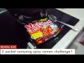 2 packet Spicy Ramen Korean Challenge Mukbang Malaysia #NR04