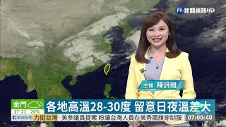 週日鋒面通過雨區增 週一寒流影響下探8度 | 華視新聞 20200215