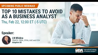 Top 10 Mistakes to Avoid as a Business Analyst