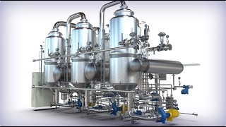 How a multiple effect evaporator works | 3D Animation | Condorchem Enviro Solutions