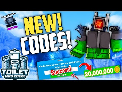 *NEW* [EP-68-PART-1] WORKING CODES FOR TOILET TOWER DEFENSE TOILET TOWER DEFENSE CODES!