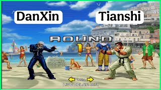 KOF2002UM - Dan Xin丹心  Vs  Tianshi衣天使 | FT14 |  戦闘員の王 2002um