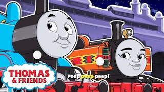 6 Little Trains - Thomas \u0026 Friends™ Nursery Rhymes \u0026 Kids Songs | 6 Little Ducks