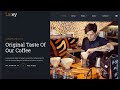 Responsive Coffee Shop Website Template using HTML CSS Bootstrap & Javascript