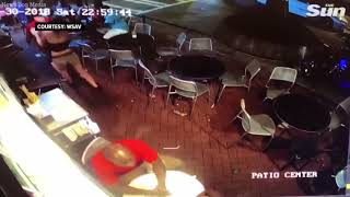 Georgia waitress slams man to the ground after he grabs her butt