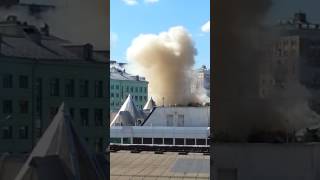 таганская метрони олдида пожар