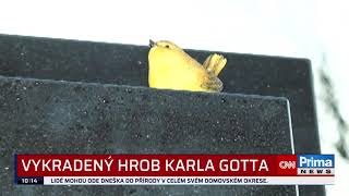 Zloději vykradli hrob Karla Gotta