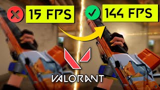 ✅ How to Fix Valorant Lag For Low-End | Massive FPS Boost | 𝐄𝐱𝐭𝐫𝐞𝐦𝐞 𝐎𝐩𝐭𝐢𝐦𝐢𝐳𝐚𝐭𝐢𝐨𝐧⚙️ | New Update