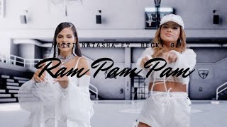 Ram Pam Pam - Natti Natasha ft. Becky G (Letra/Lyrics)