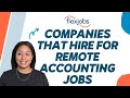 5 Companies That Hire for Remote Accounting Jobs