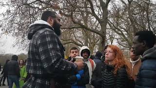 Why Islam Is Truth! Mohammed Hijab and Young Visitor  Speakers Corner