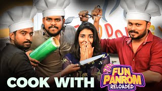 Fun Panrom Team's Cooking Bloopers Ft. Vj Sidhu, Ram Nishanth, Sherif | Black Sheep