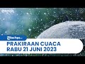 Prakiraan Cuaca BMKG Rabu, 21 Juni 2023: Papua dan 24 Wilayah Berpotensi Hujan Kilat & Angin Kencang