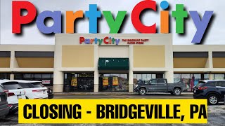 Party City Going Out Business - Bridgeville, PA