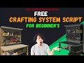 Crafting System For Your Server | Free Fivem Script | Weapon Attachment | Qbcore | GTA 5 | FIVEM