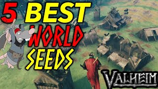 5 BEST VALHEIM WORLDS/SEEDS! 5 Bosses! Trader! Builders Paradise! Easy Iron! Easy Copper!