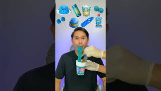 Random Blue Food Mukbang ✨