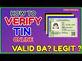 TIN Online: How to Verify VALID TIN Number Online?