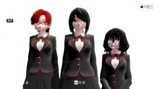 【MMD】【Yandere Simulator】 LA LA LA