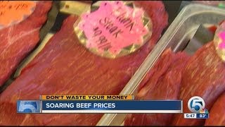 Soaring beef prices