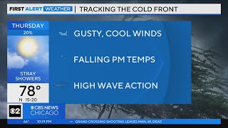 Chicago First Alert Weather: Falling temps Thursday afternoon